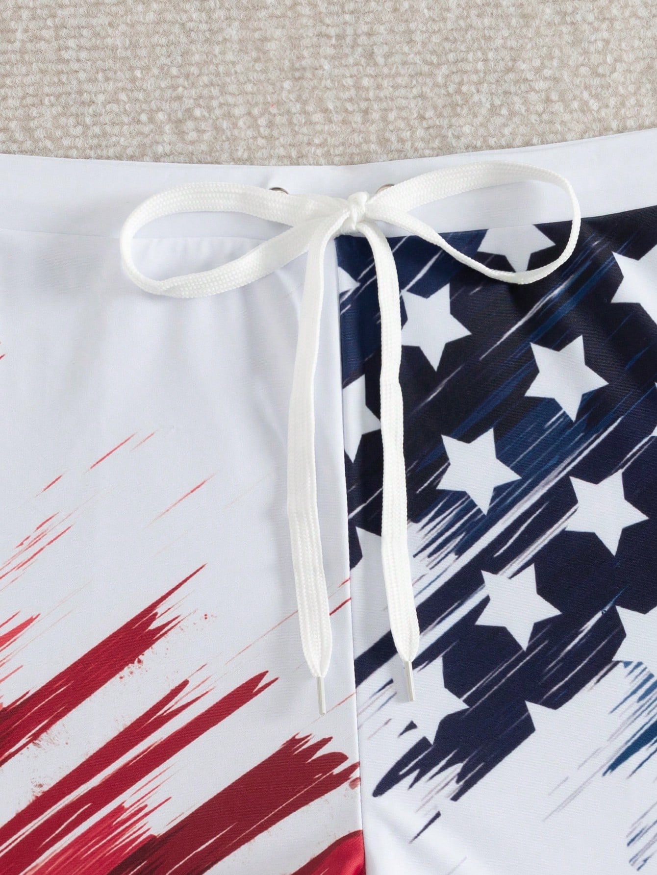 Men's Casual Flag Printed Draw - Bamboo Fiber Trunk incelemesi ve fiyatı