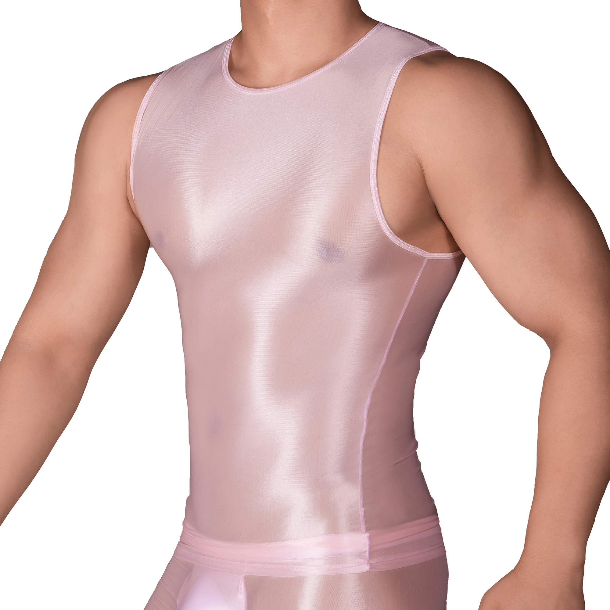 Solid Color Men's Slim Smooth  - Sleeveless Undershirt incelemesi ve fiyatı