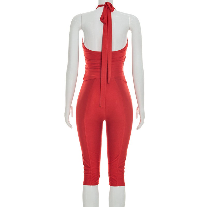 Women Slim 2 Piece Set Solid W - Suspender Tank Top incelemesi ve fiyatı