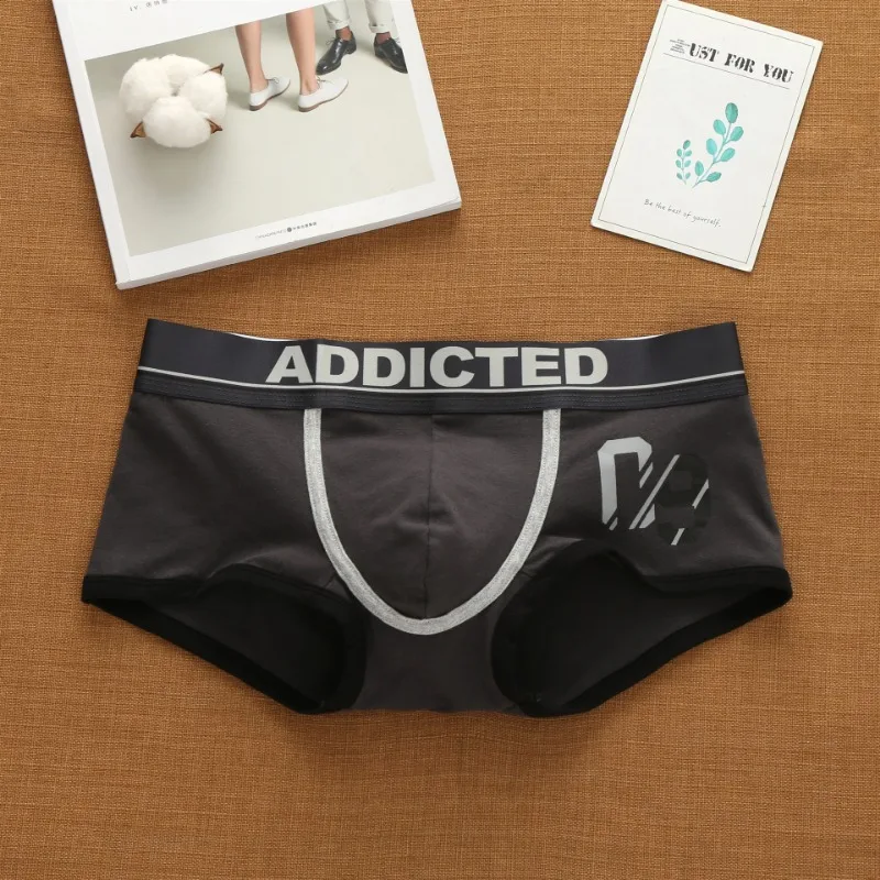 Addicted men's Korean alphabet - Boxer Brief Pack Cotton incelemesi ve fiyatı