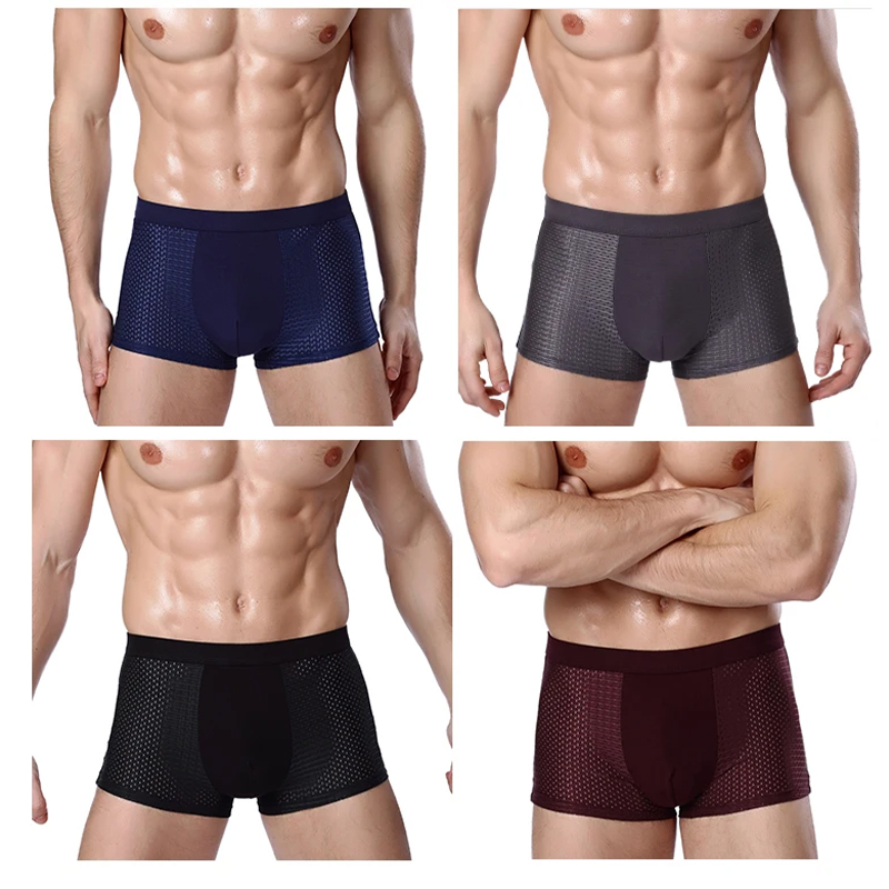 L-8XL Plus Banboo Fiber Men Un - Boxer Shorts Modal incelemesi ve fiyatı