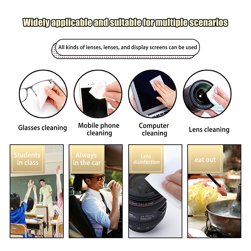 100pcs Disposable Lens Cleanin - Bamboo Fiber Trunk incelemesi ve fiyatı