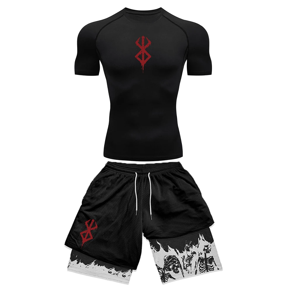 Anime 3D Printed Men's Compres - Compression Shorts Athletes incelemesi ve fiyatı