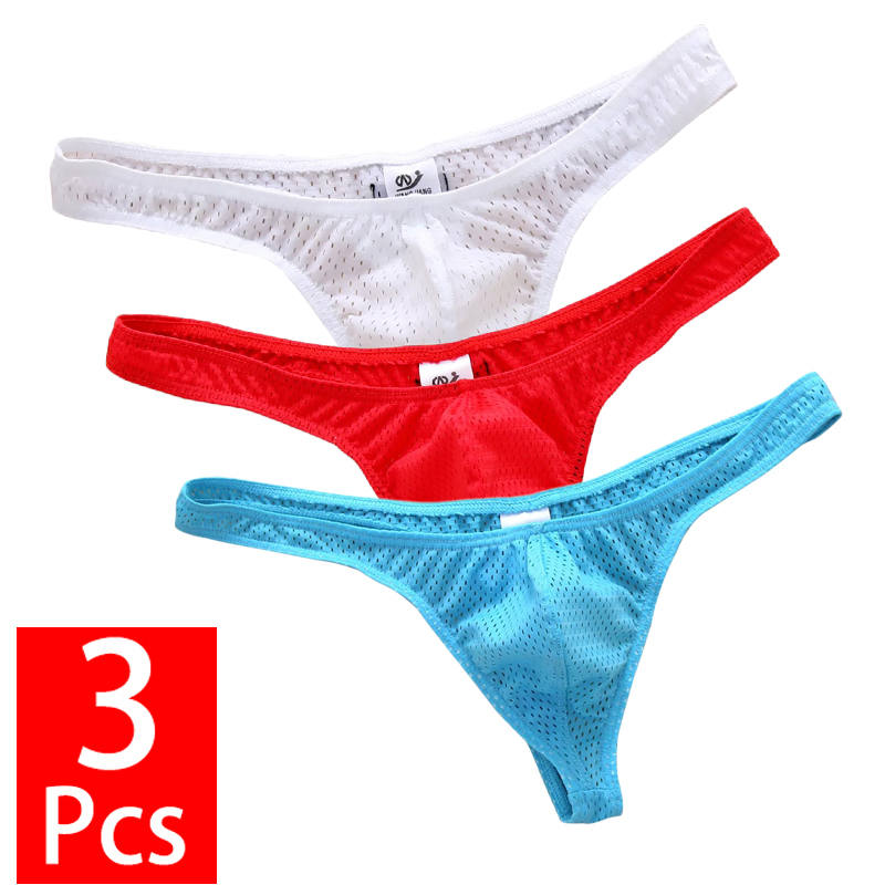 3PCS/Lot Men G-string And Thon - Multi Pack Underwear incelemesi ve fiyatı