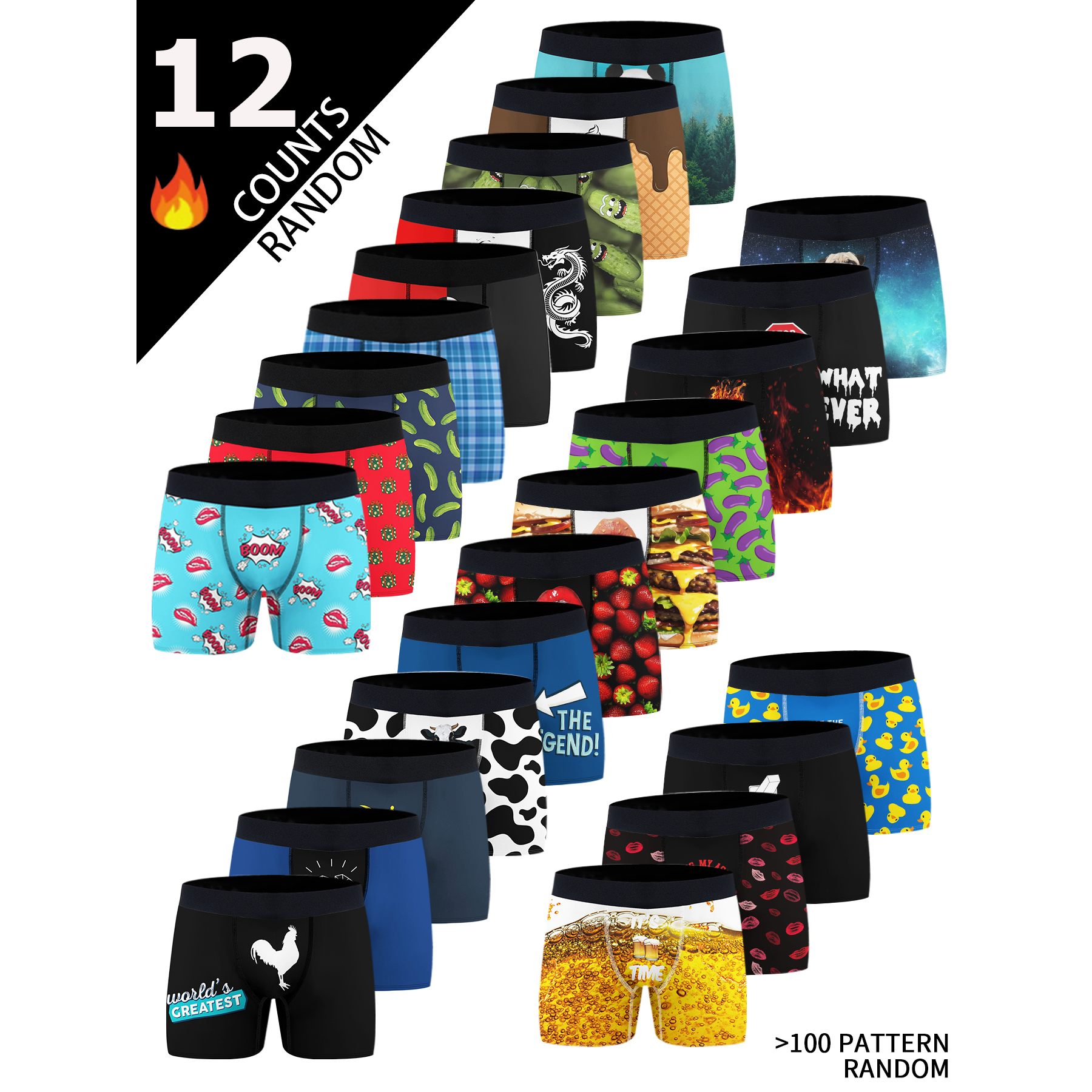 12 Pack Surprise Boxes Of Men' - Multi Pack Underwear incelemesi ve fiyatı