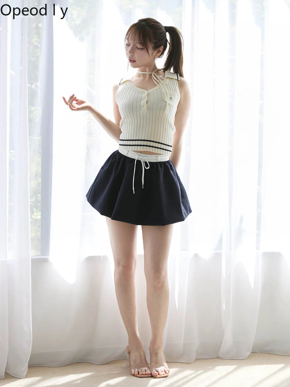 Japanese Sweet Lapel Twist V-n - Suspender Tank Top incelemesi ve fiyatı