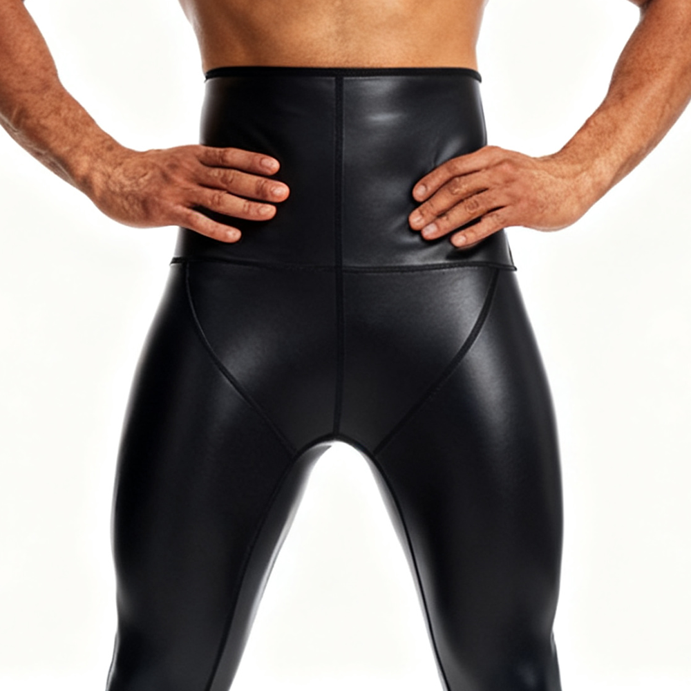 Sexy Men PU Leather Long Pants - Compression Long Pant incelemesi ve fiyatı