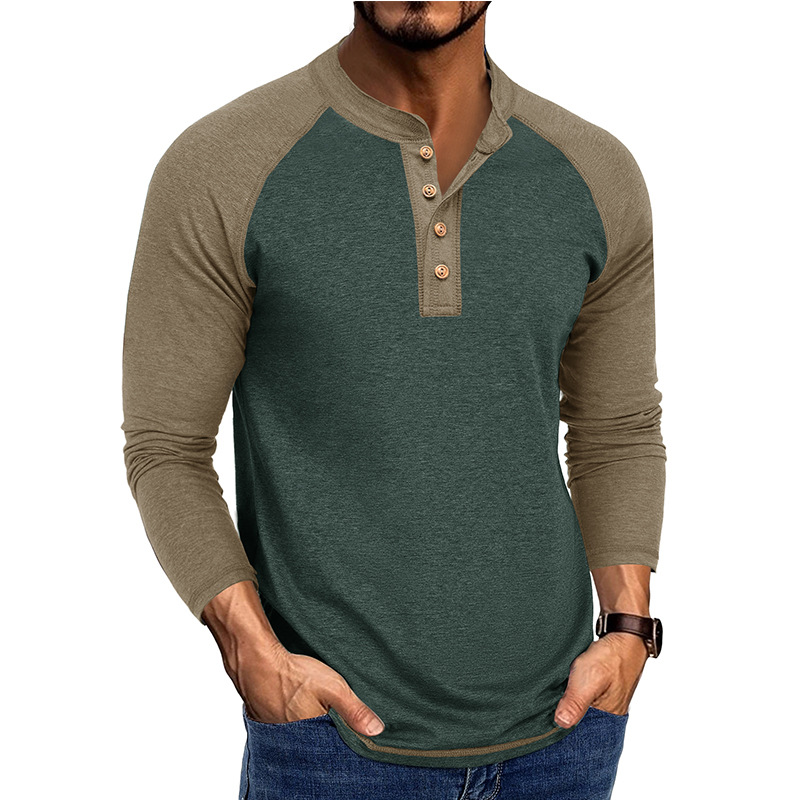 Men's New Long Sleeve Henley S - Base Layer Top incelemesi ve fiyatı