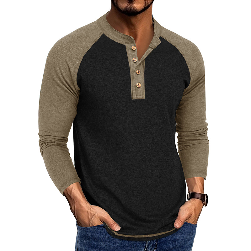 Men's New Long Sleeve Henley S - Base Layer Top incelemesi ve fiyatı