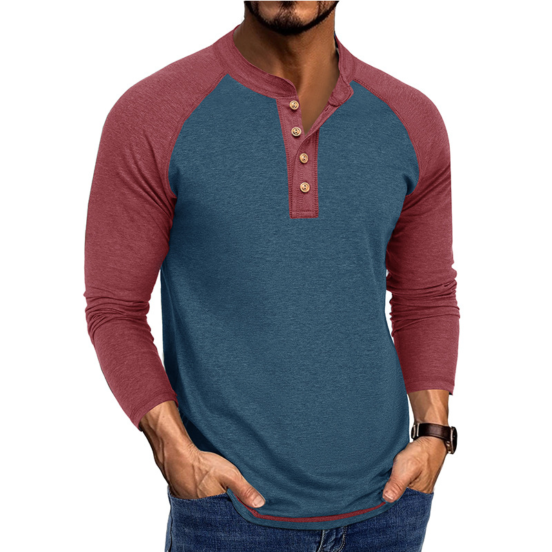 Men's New Long Sleeve Henley S - Base Layer Top incelemesi ve fiyatı
