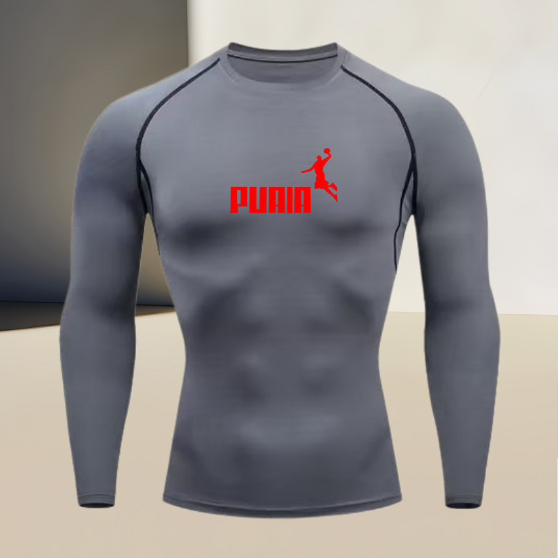 Men's long sleeved round neck  - T Shirt Tight Fit incelemesi ve fiyatı