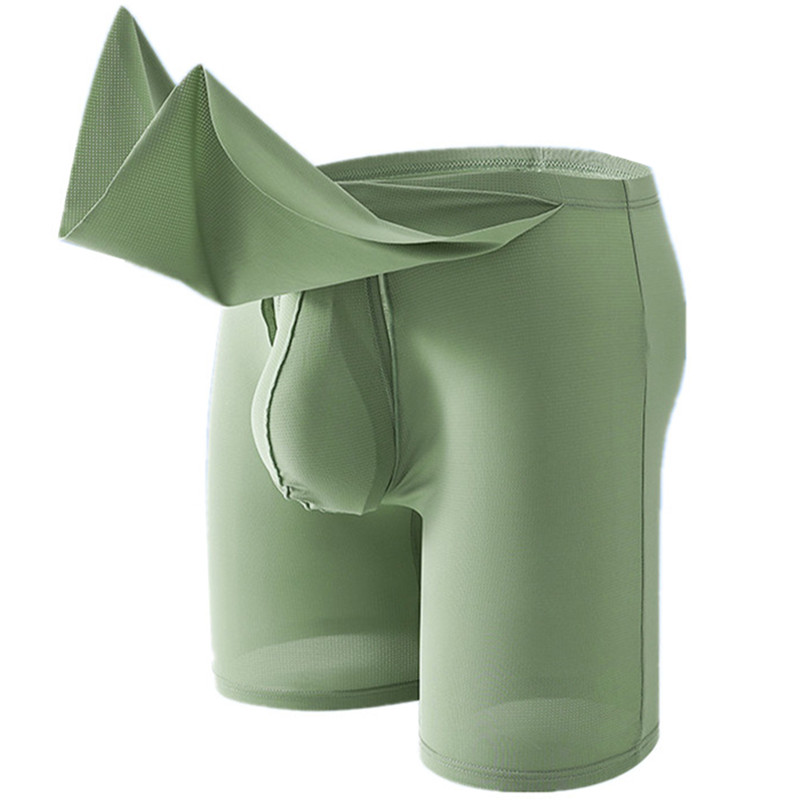 Men Underwear Cueca Solid Ice  - Long Leg Trunk Men incelemesi ve fiyatı
