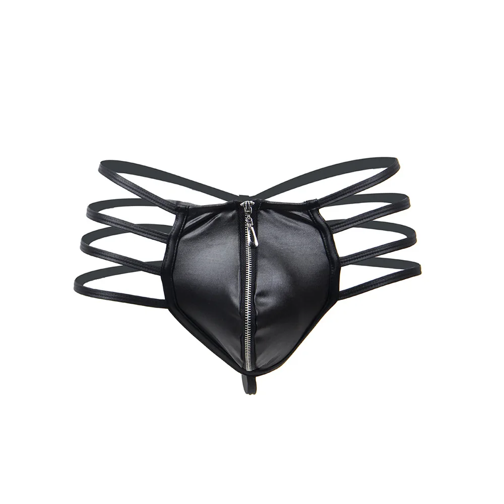 Mens Faux Leather G-String Tho - Jockstrap Athletic incelemesi ve fiyatı