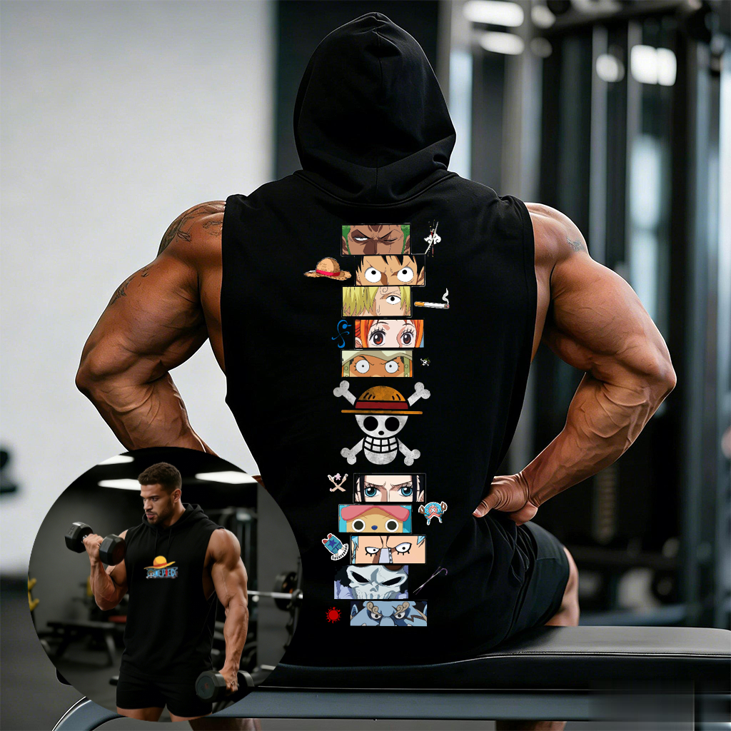 One Piece Anime Hoodie Sleevel - Sleeveless Undershirt incelemesi ve fiyatı