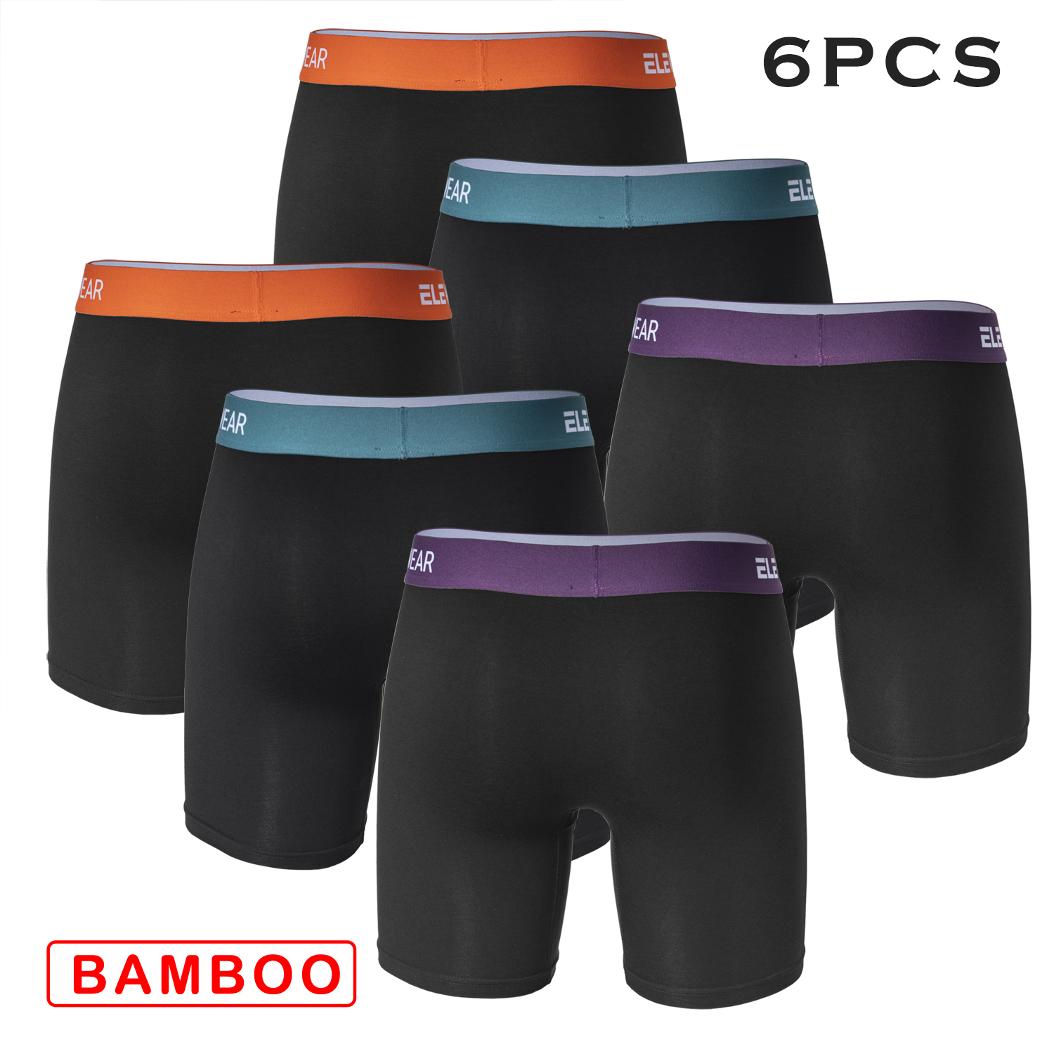 6 pcs Bamboo Men Underwear Wit - Boxer Shorts Modal incelemesi ve fiyatı