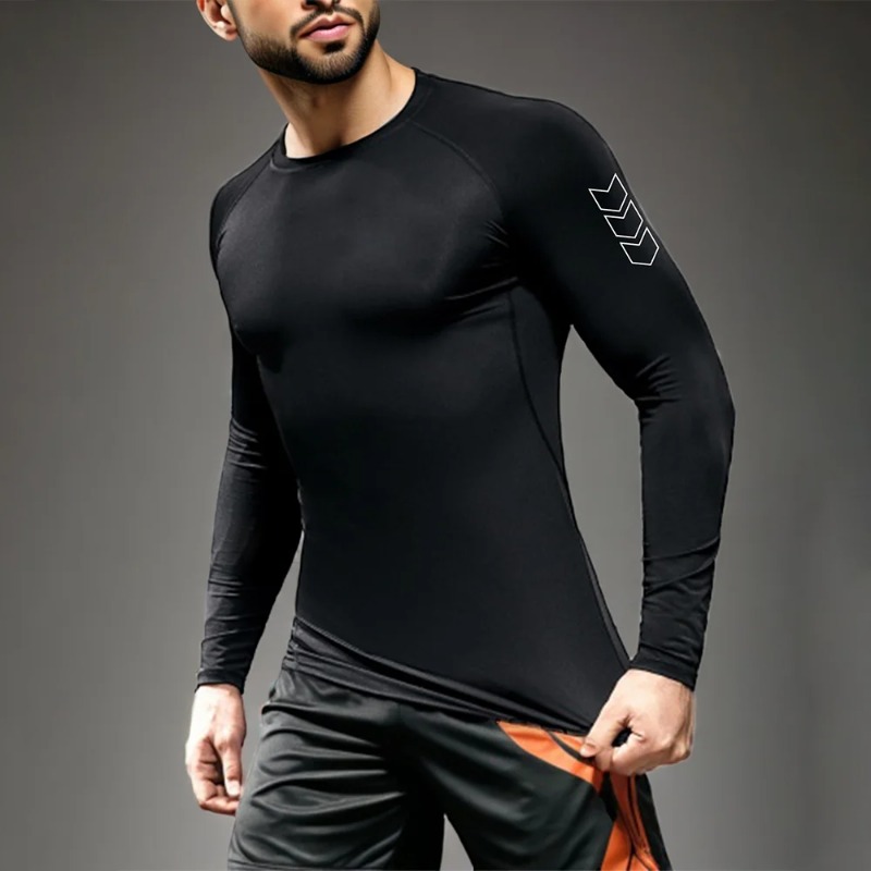 Men Quick-dry T-shirt Long Sle - Base Layer Top incelemesi ve fiyatı