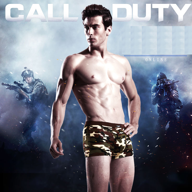 4pcs/lot Camouflage Boxer Men  - Multi Pack Underwear incelemesi ve fiyatı