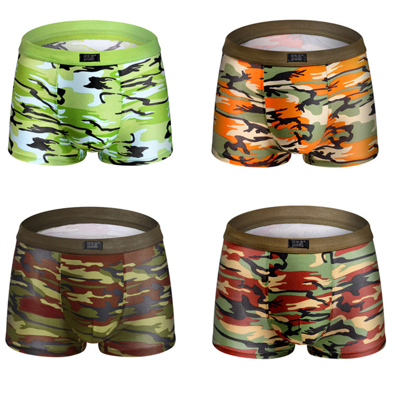 4pcs/lot Camouflage Boxer Men  - Multi Pack Underwear incelemesi ve fiyatı