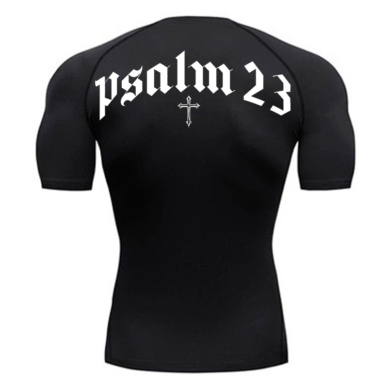 Psalm 23 Cross Print Compressi - Base Layer Top incelemesi ve fiyatı