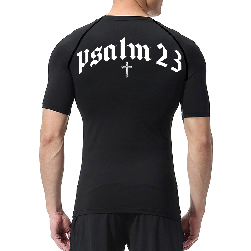 Psalm 23 Cross Print Compressi - Base Layer Top incelemesi ve fiyatı