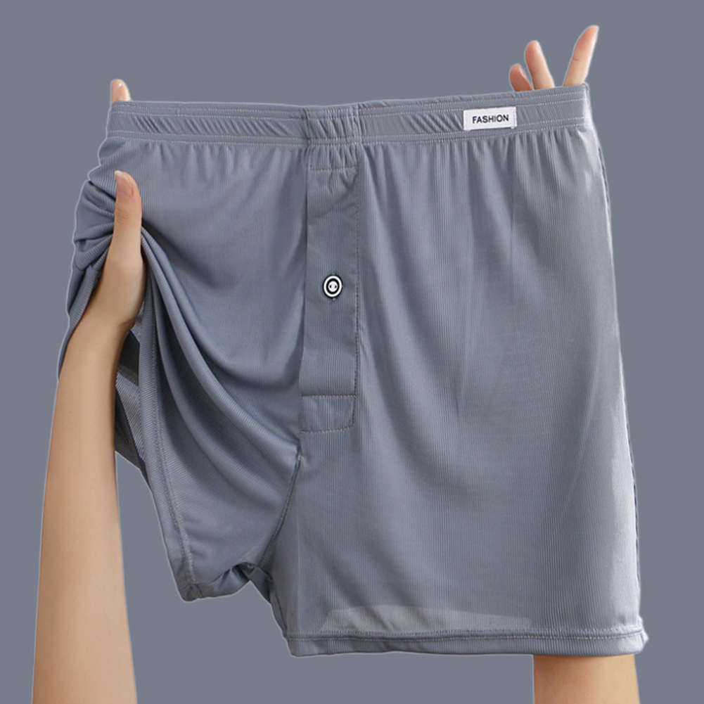 Sexy Men Daily Ice Silk Loose  - Boxer Shorts Modal incelemesi ve fiyatı